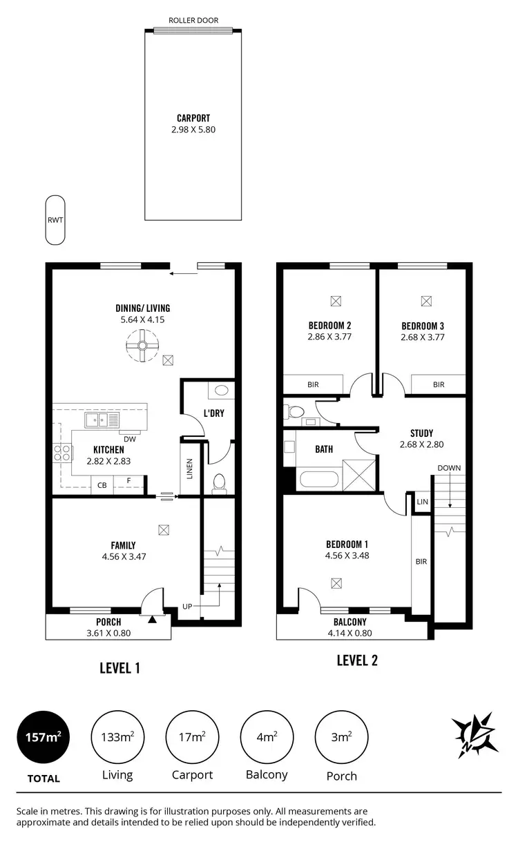 Floorplan of Homely townhouse listing, 43 The Avenue, Athol Park SA 5012