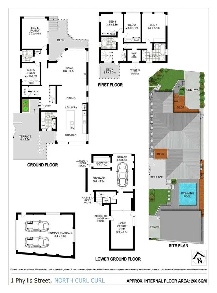 Floorplan of Homely house listing, 1 Phyllis Street, North Curl Curl NSW 2099