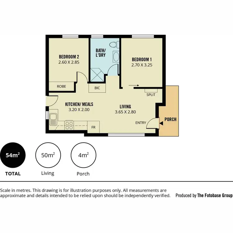 Floorplan of Homely unit listing, 3/12 Kingston Terrace East, North Adelaide SA 5006