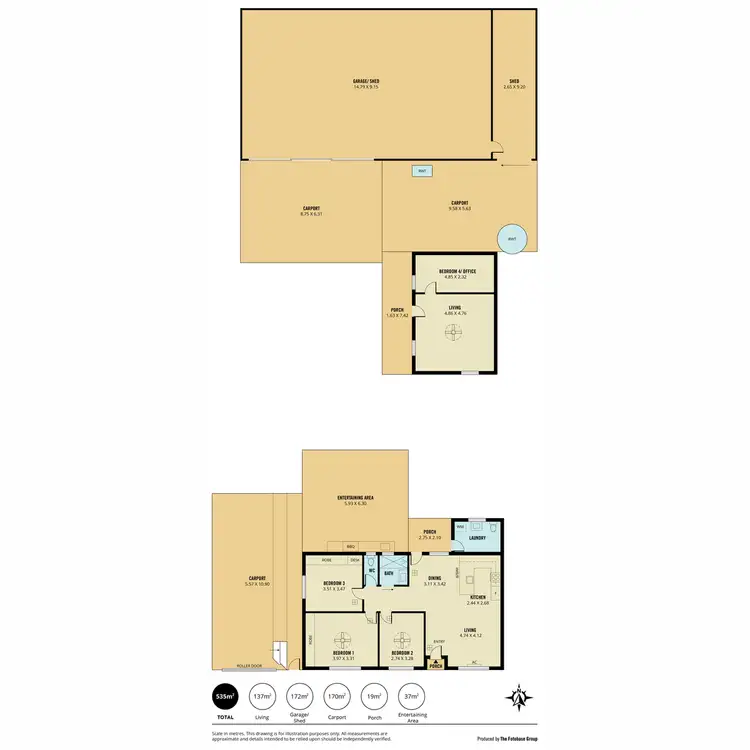 Floorplan of Homely house listing, 3 Brian Street, Ridgehaven SA 5097