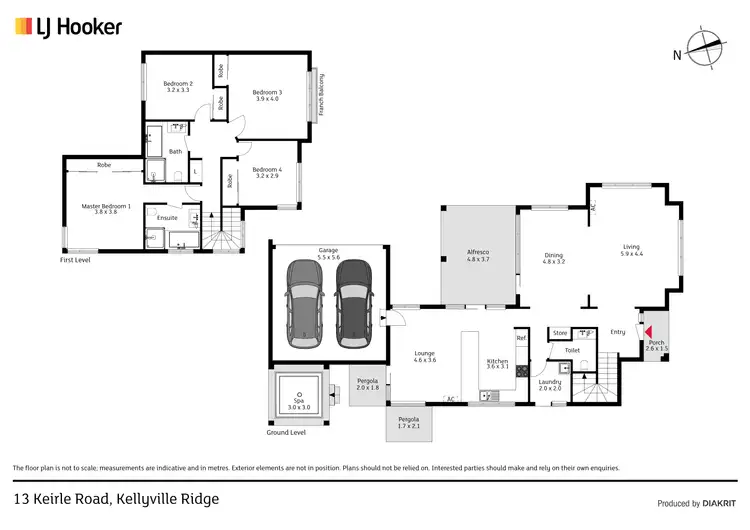 Floorplan of Homely house listing, 13 Keirle Road, Kellyville Ridge NSW 2155