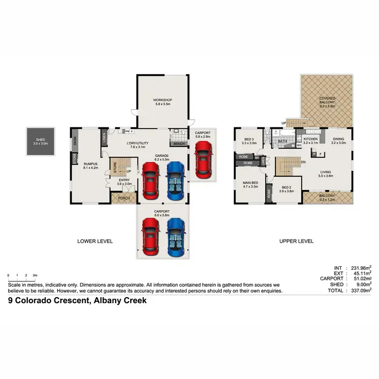 Floorplan of Homely house listing, 9 Colorado Crescent, Albany Creek QLD 4035