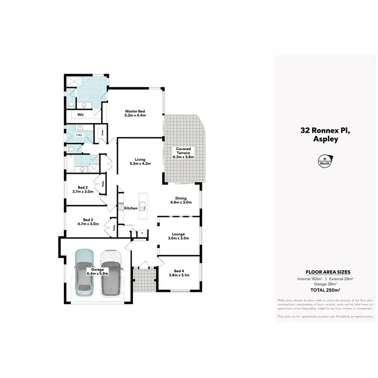 Floorplan of Homely house listing, 32 Ronnex Place, Aspley QLD 4034