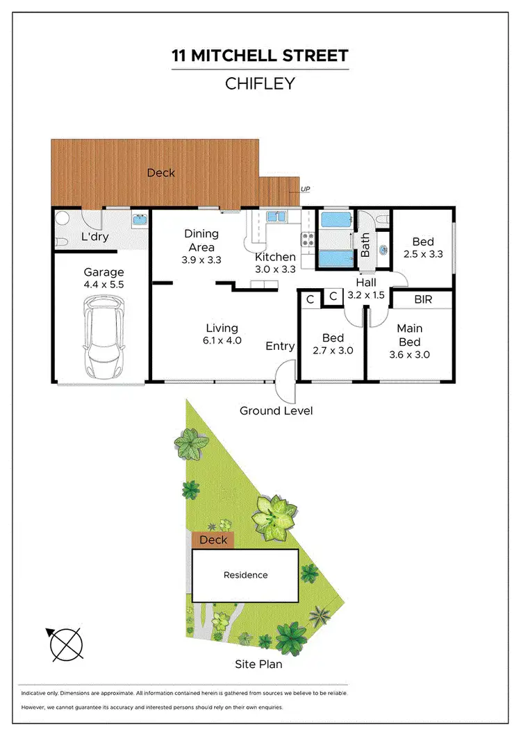 Floorplan of Homely house listing, 11 Mitchell Street, Chifley NSW 2036