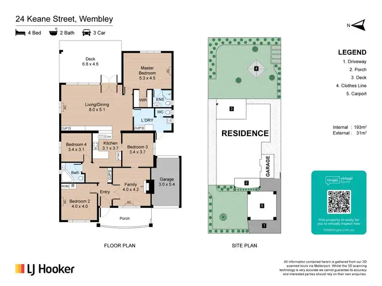 Floorplan of Homely house listing, 24 Keane Street, Wembley WA 6014