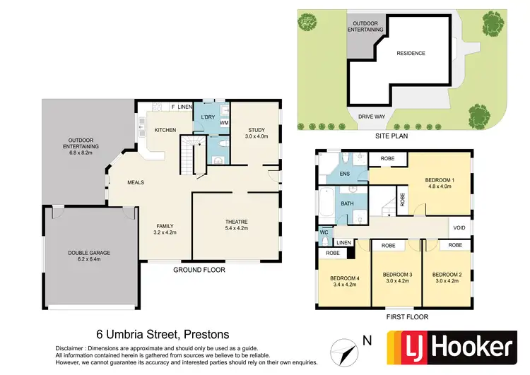 Floorplan of Homely house listing, 6 Umbria Street, Prestons NSW 2170