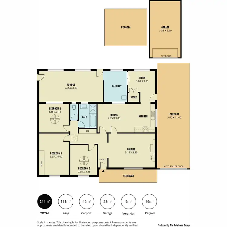 Floorplan of Homely house listing, 225 Main North Road, Elizabeth Grove SA 5112