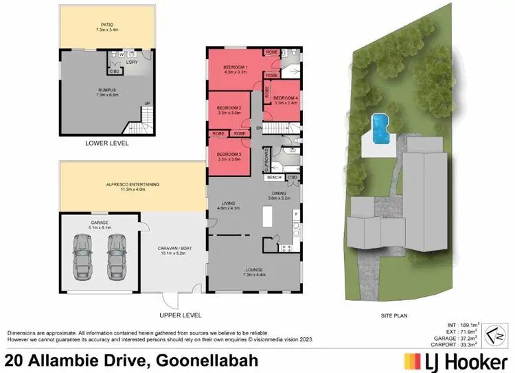 Floorplan of Homely house listing, 20 Allambie Drive, Goonellabah NSW 2480