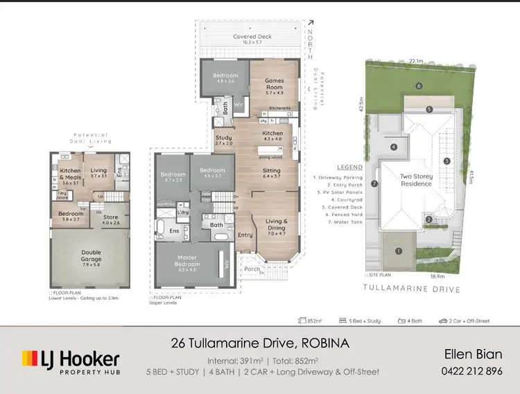 Floorplan of Homely house listing, 26 Tullamarine Drive, Robina QLD 4226