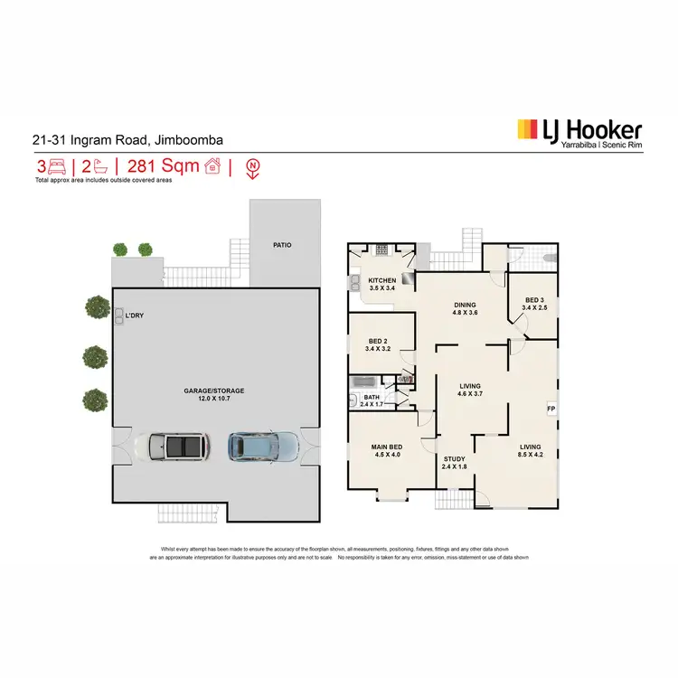 Floorplan of Homely rural property listing, 21-31 Ingram Road, Jimboomba QLD 4280