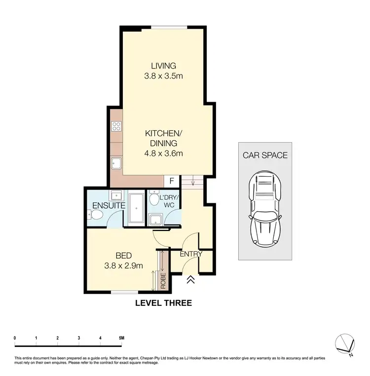 Floorplan of Homely apartment listing, 312/11-23 Gordon Street, Marrickville NSW 2204