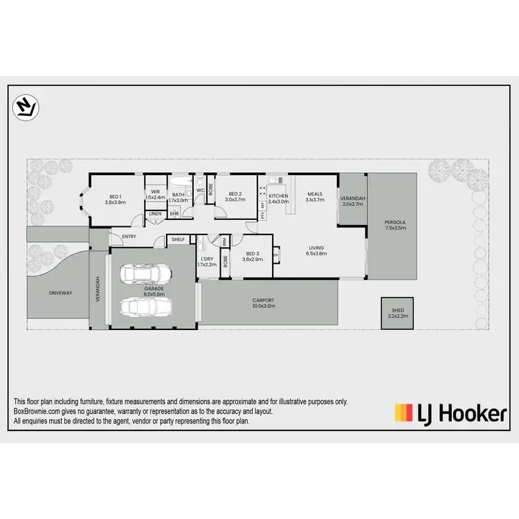 Floorplan of Homely house listing, 3 Burnley Street, Point Cook VIC 3030