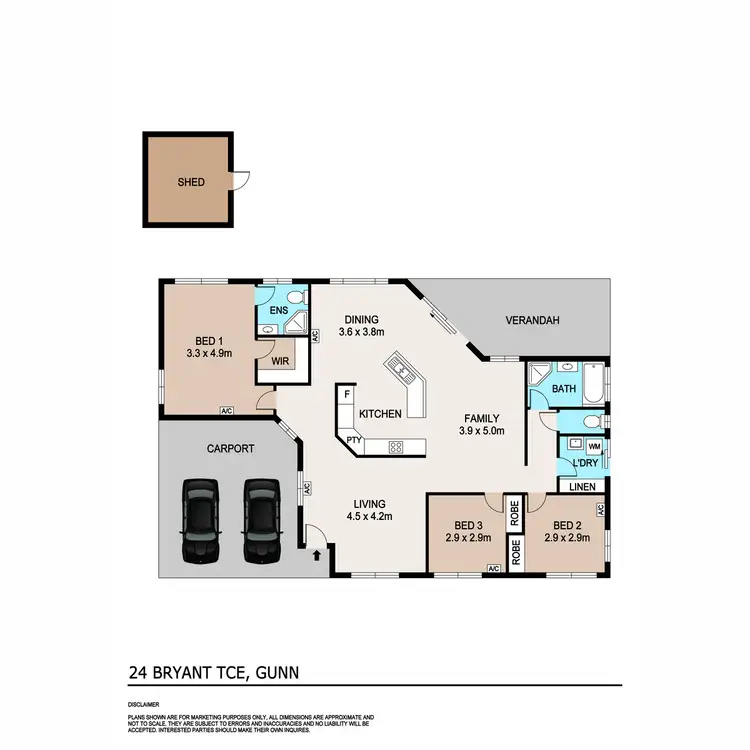Floorplan of Homely house listing, 24 Bryant Terrace, Gunn NT 832