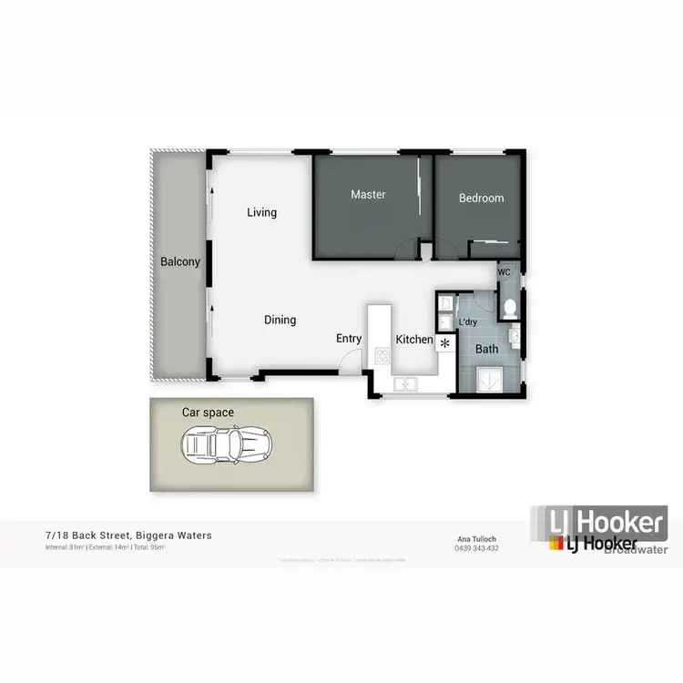 Floorplan of Homely apartment listing, 7/18 Back Street, Biggera Waters QLD 4216