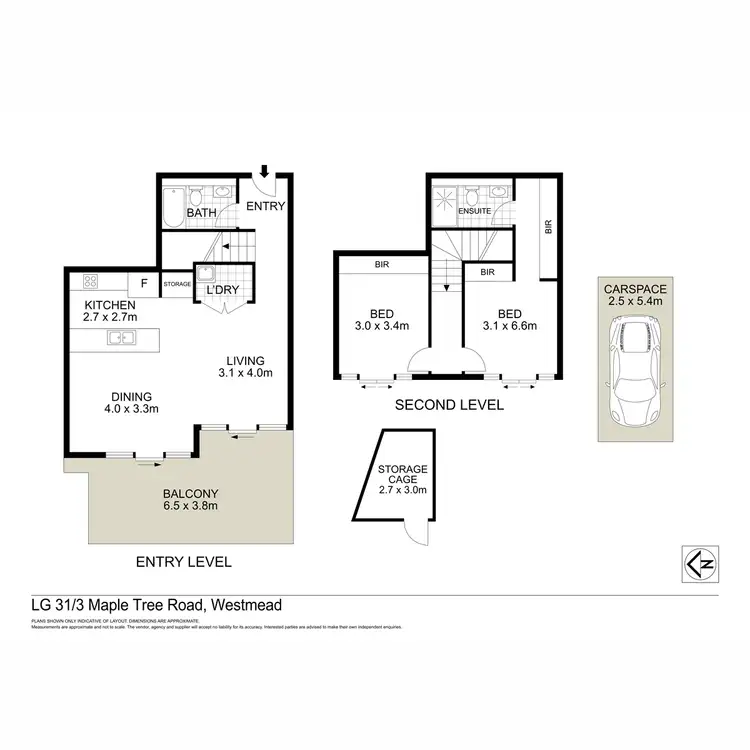 Floorplan of Homely apartment listing, LG31/3 Maple Tree Road, Westmead NSW 2145