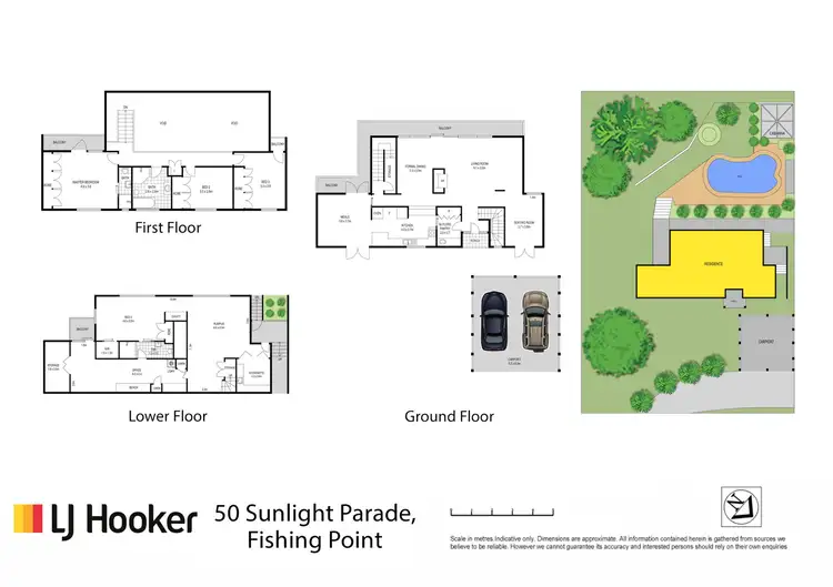 Floorplan of Homely house listing, 50 Sunlight Parade, Fishing Point NSW 2283