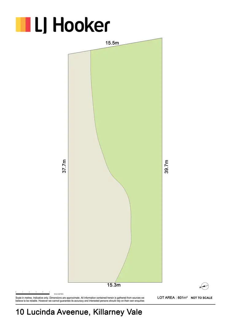 Floorplan of Homely land listing, 10 Lucinda Avenue, Killarney Vale NSW 2261
