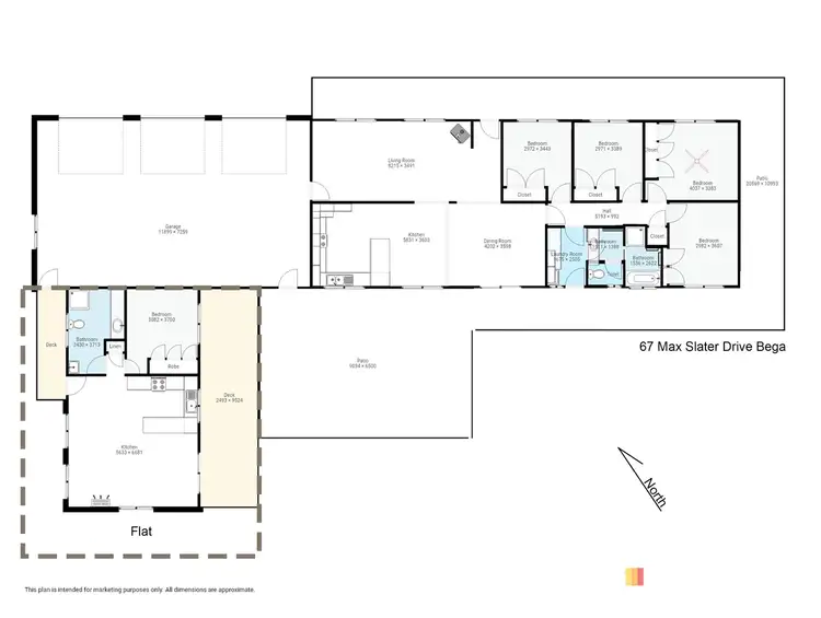 Floorplan of Homely house listing, 67 Max Slater Drive, Bega NSW 2550