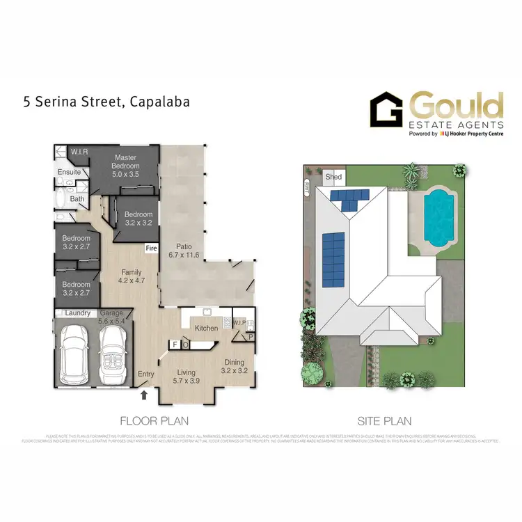 Floorplan of Homely house listing, 5 Serina Street, Capalaba QLD 4157