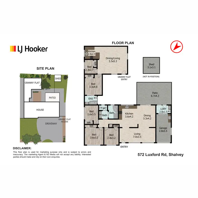 Floorplan of Homely house listing, 572 Luxford Road, Shalvey NSW 2770