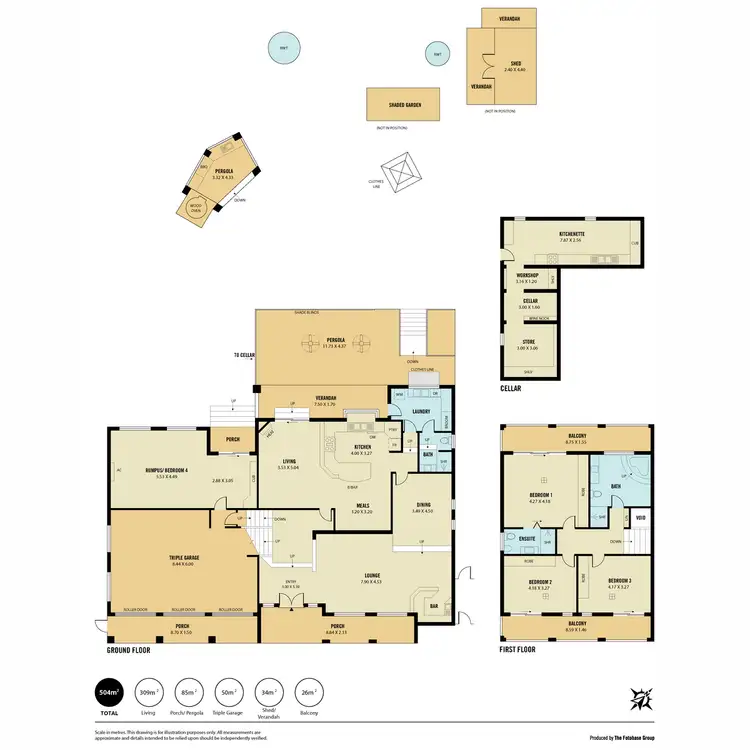 Floorplan of Homely house listing, 59 Sleep Road, Para Hills SA 5096
