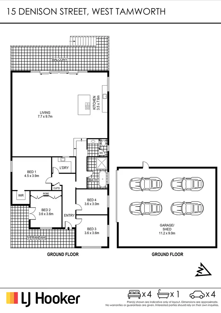 Floorplan of Homely house listing, 115 Denison Street, Tamworth NSW 2340