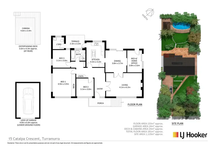 Floorplan of Homely house listing, 15 Catalpa Crescent, Turramurra NSW 2074