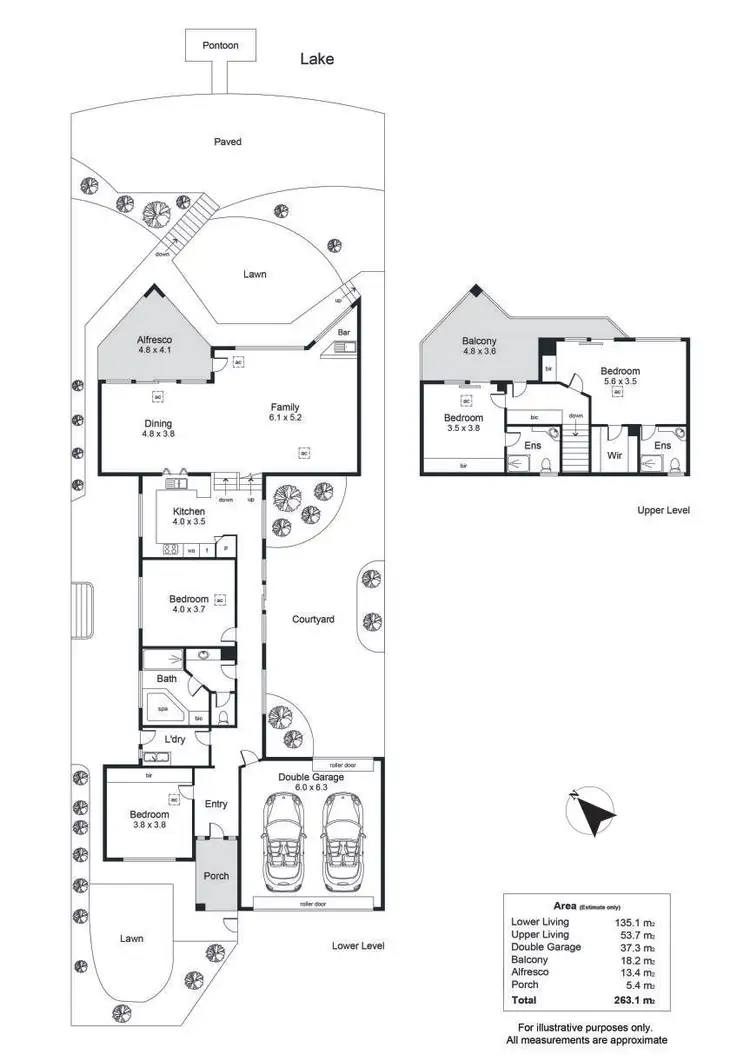 Floorplan of Homely house listing, 42 Martin Court, West Lakes SA 5021