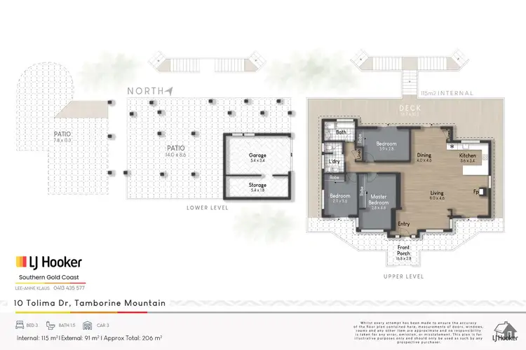 Floorplan of Homely house listing, 10 Tolima Drive, Tamborine Mountain QLD 4272