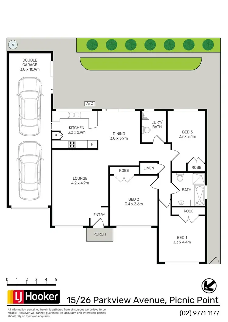 Floorplan of Homely villa listing, 15/26 Parkview Avenue, Picnic Point NSW 2213