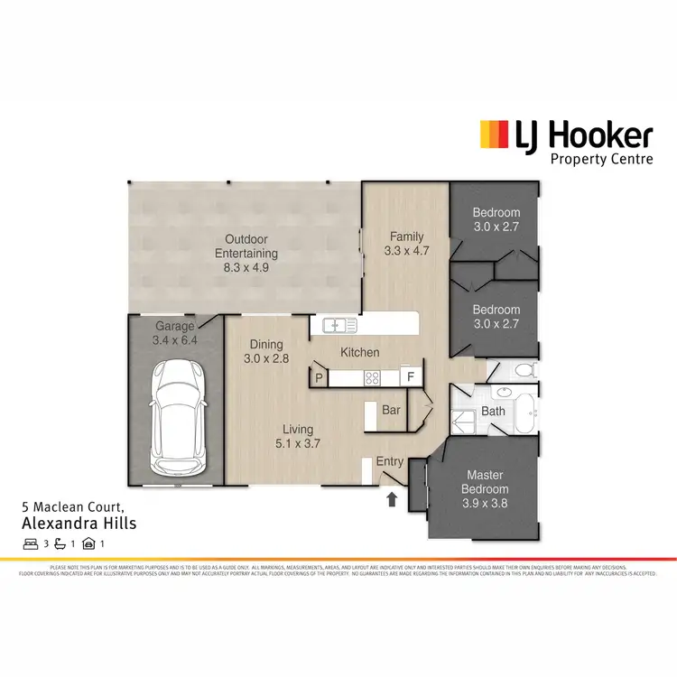 Floorplan of Homely house listing, 5 Maclean Court, Alexandra Hills QLD 4161