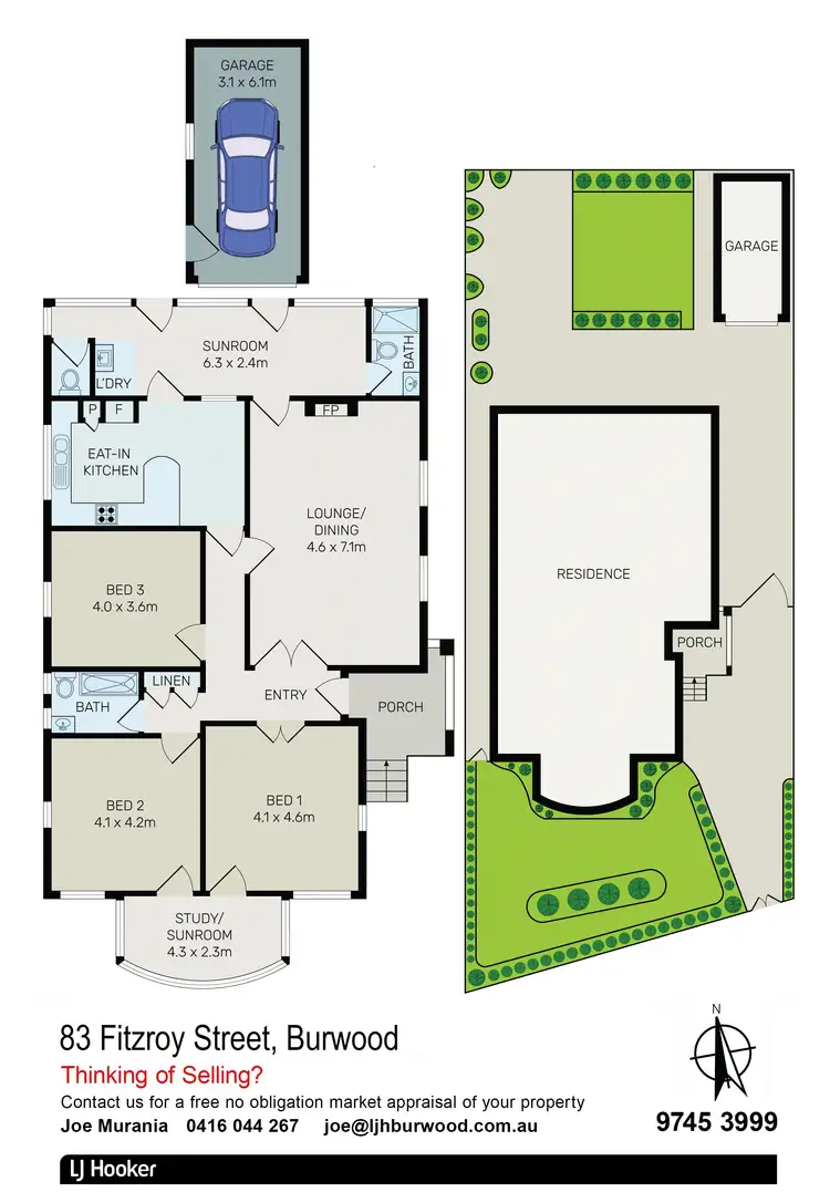 Floorplan of Homely house listing, 83 Fitzroy Street, Burwood NSW 2134