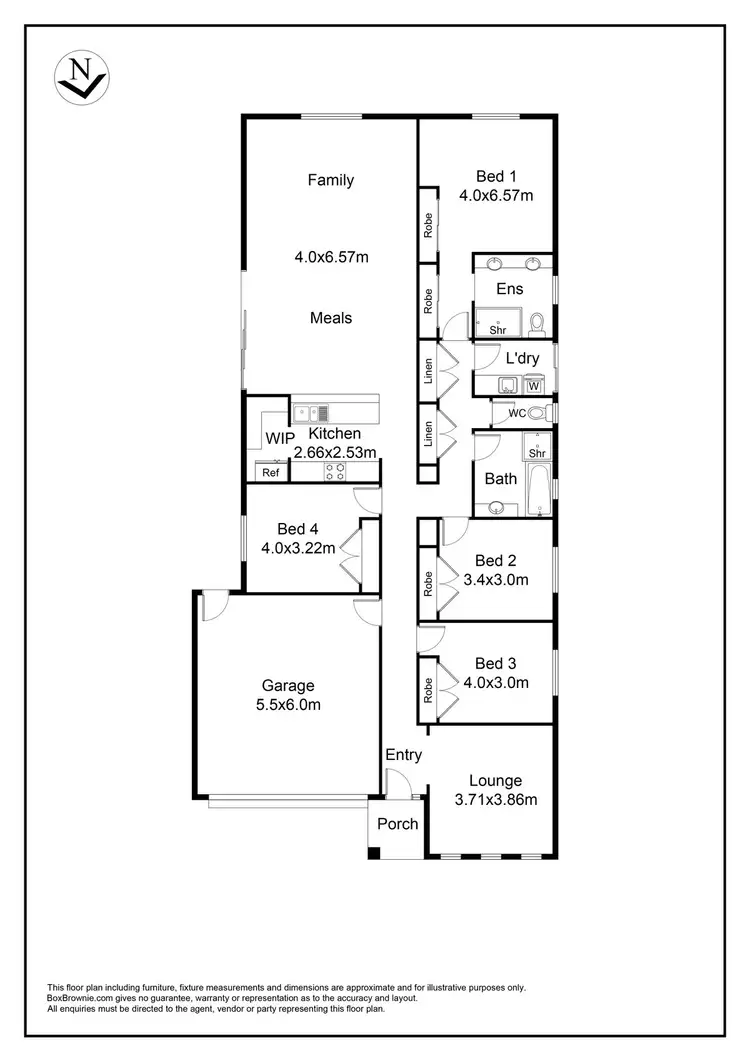 Floorplan of Homely house listing, 407 Grand Boulevard, Craigieburn VIC 3064