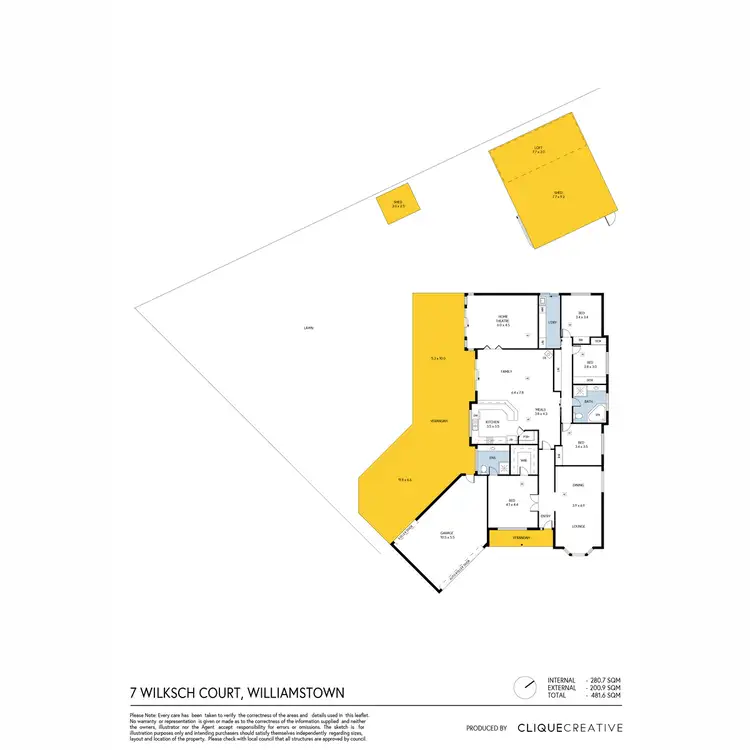 Floorplan of Homely house listing, 7 Wilksch Court, Williamstown SA 5351