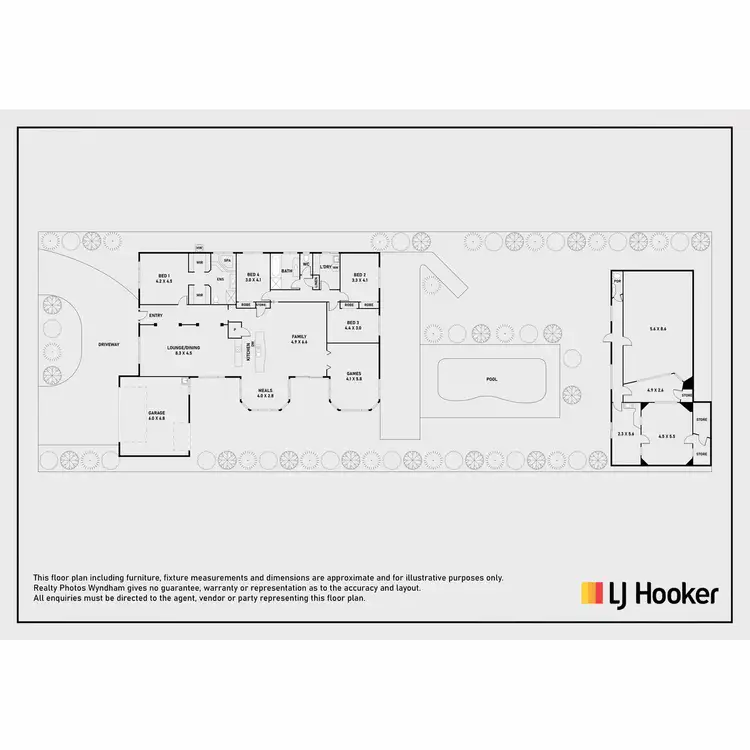 Floorplan of Homely house listing, 6 Lawson Court, Hoppers Crossing VIC 3029