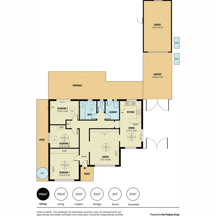 Floorplan of Homely house listing, 32 Cotton Street, Fairview Park SA 5126