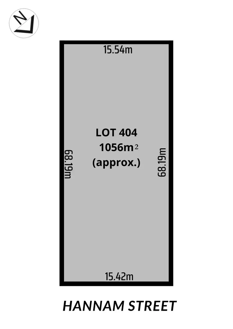 Floorplan of Homely land listing, 34 Hannam Street, Callington SA 5254