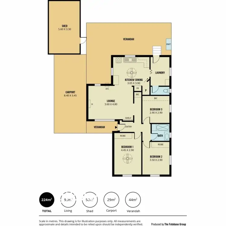 Floorplan of Homely house listing, 59 McLauchlan Road, Windsor Gardens SA 5087