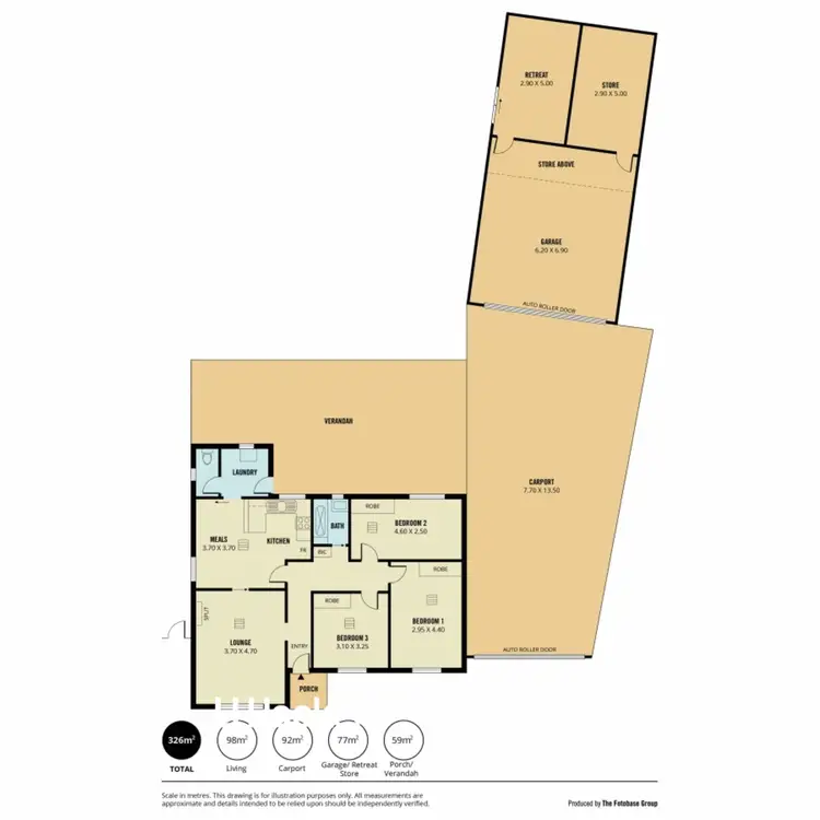Floorplan of Homely house listing, 59 Yorktown Road, Elizabeth Park SA 5113