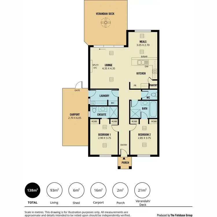 Floorplan of Homely house listing, 1/6 Rutherford Street, Valley View SA 5093