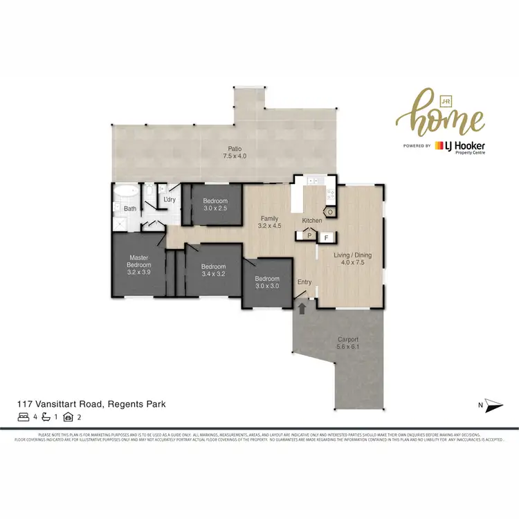 Floorplan of Homely house listing, 117 Vansittart Road, Regents Park QLD 4118