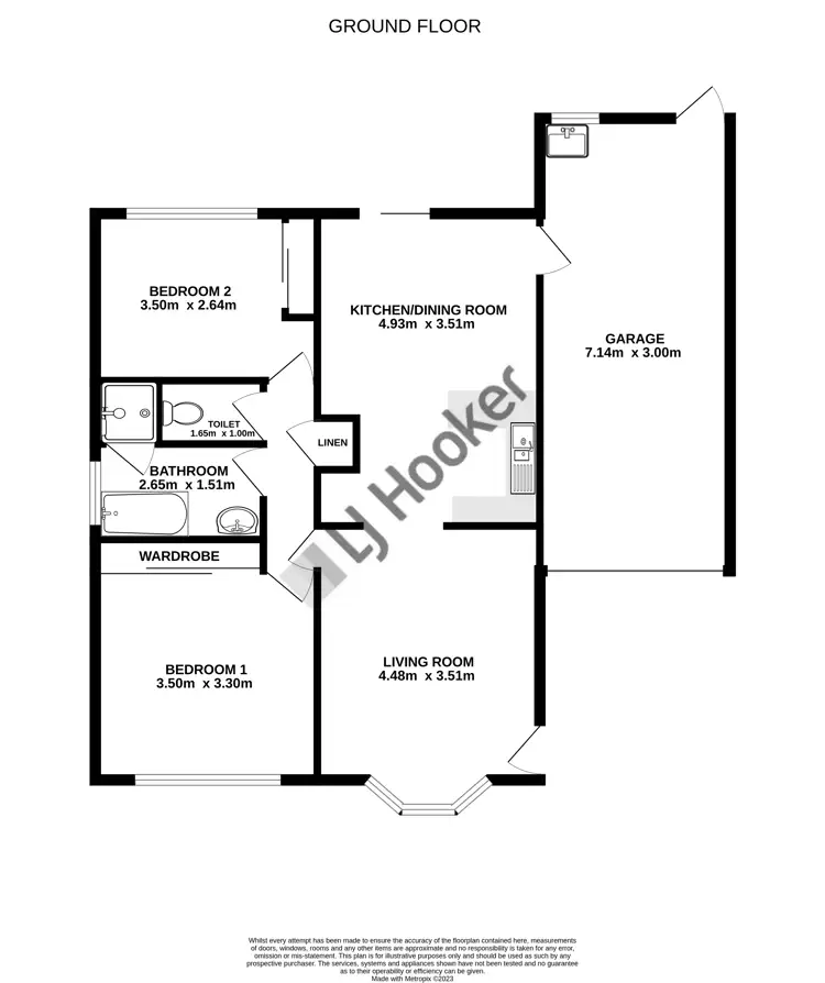 Floorplan of Homely unit listing, Unit 1/45A Atkinson Street, Bellbird NSW 2325