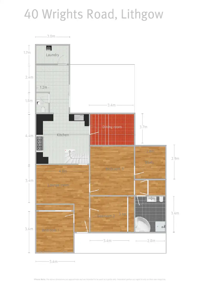 Floorplan of Homely house listing, 40 Wrights Road, Lithgow NSW 2790