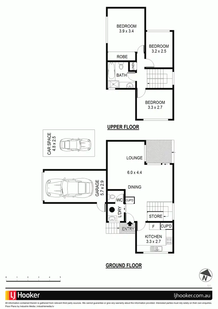 Floorplan of Homely townhouse listing, 14/22 Caloola Road, Pendle Hill NSW 2145