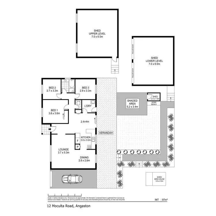 Floorplan of Homely house listing, 12 Moculta Road, Angaston SA 5353