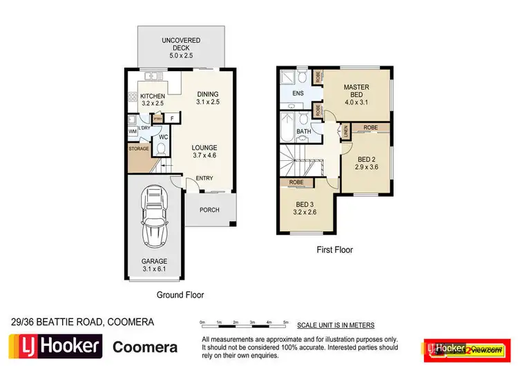 Floorplan of Homely unit listing, 29/36 Beattie Road, Coomera QLD 4209