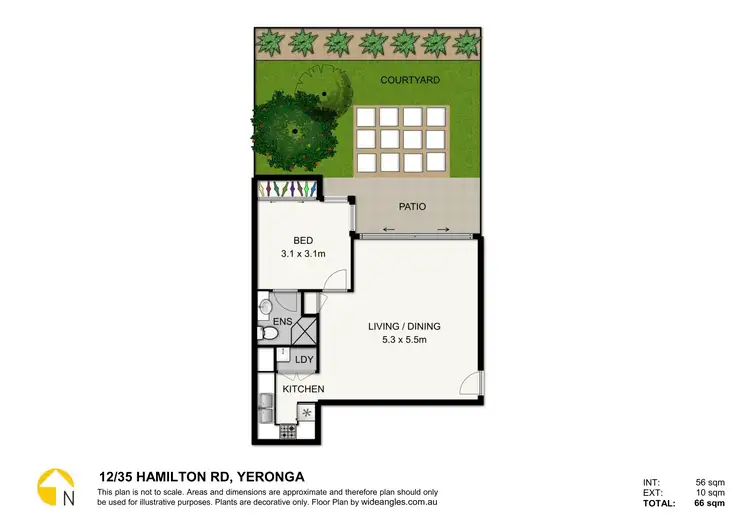 Floorplan of Homely unit listing, 12/35 Hamilton Road, Moorooka QLD 4105
