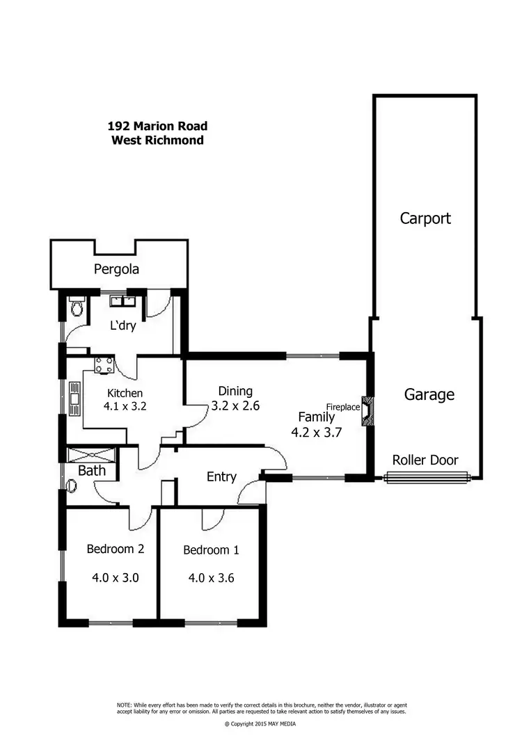 Floorplan of Homely house listing, 192 Marion Road, West Richmond SA 5033