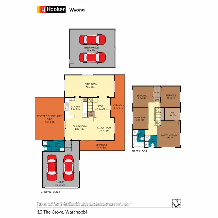 Floorplan of Homely house listing, 10 The Grove, Watanobbi NSW 2259