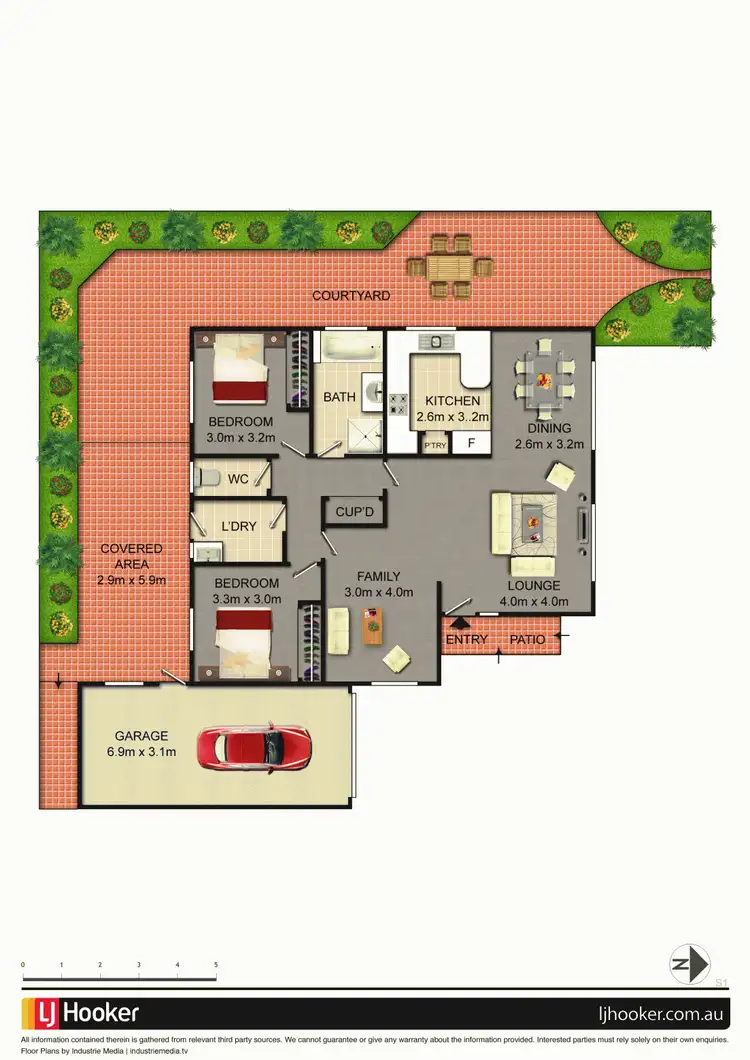 Floorplan of Homely townhouse listing, 15/37-39 Derrima Road, Queanbeyan NSW 2620